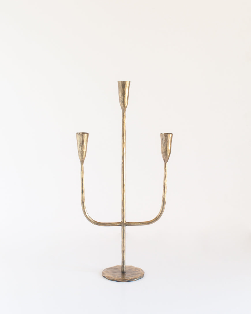 Hand Forged Iron Candelabras