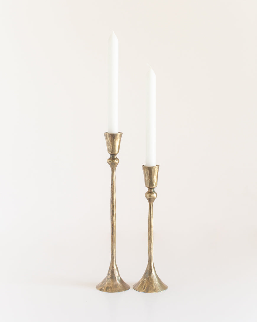 Gemini Hand Forged Iron Candlestands