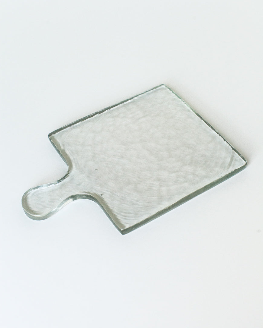 Hammered Glass Square Serving Board