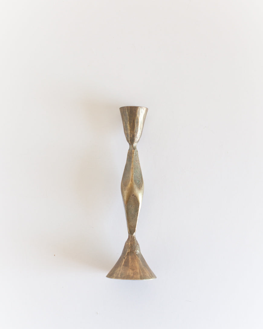 High Diamond Hand Forged Iron Candle Holders