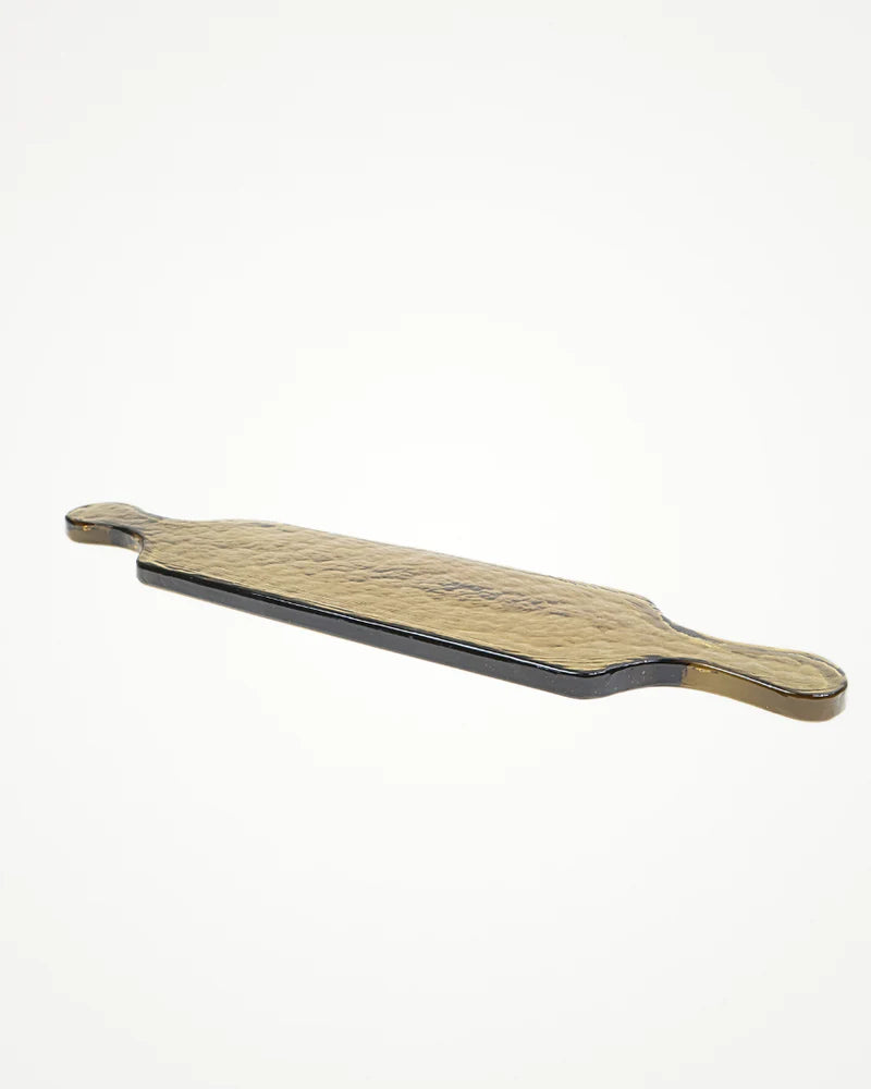 Hammered Glass Long Serving Board