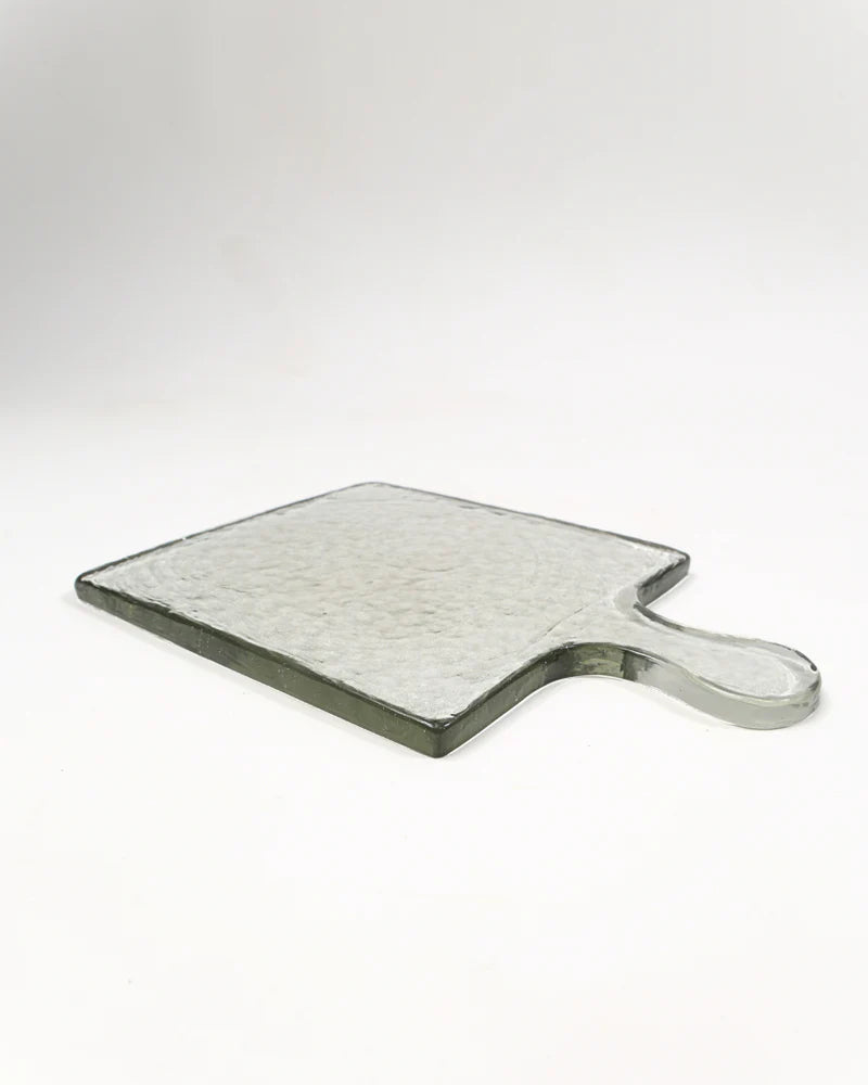 Hammered Glass Square Serving Board