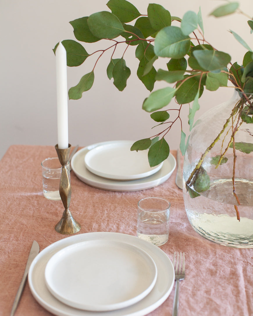 High Diamond Hand Forged Iron Candle Holders